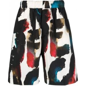 ALEXANDER MCQUEEN Water Colour Shorts - Men - Black > Various Colours