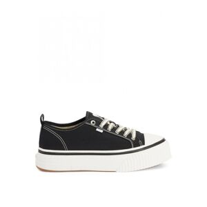 AMI PARIS 1980 Cotton Canvas Sneakers - Men - Black