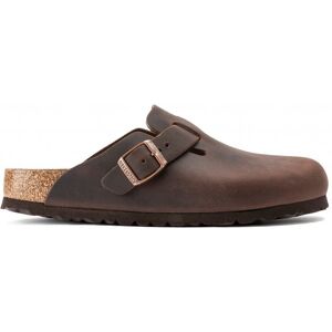 BIRKENSTOCK Boston Oiled Leather Mules Habana - Men - Brown