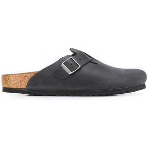 BIRKENSTOCK Boston Oiled Mule Black - Men - Black