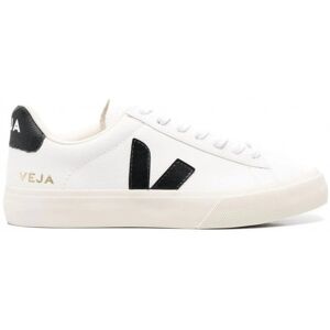 VEJA Campo Leather Sneaker White - Men - Black > White