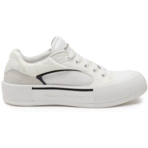 ALEXANDER MCQUEEN Low Top Leather Sneakers White - Men - White