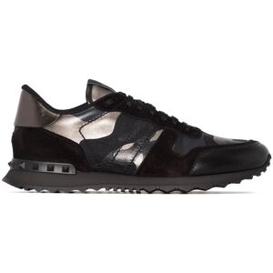 VALENTINO Metallic Rock Runners - Men - Black