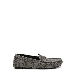 Dolce & Gabbana Monogram DG Leather Loafers Brown - Men - Brown