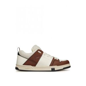 VALENTINO Open Skate Sneakers - Men - White > Brown