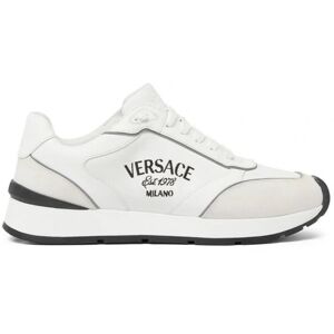 Versace Embroidery Sneakers White - Men - White