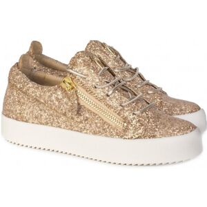 Giuseppe Zanotti Cheryl Glitter Low-top Sneakers - Women - Gold