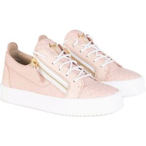 GIUSEPPE ZANOTTI Womens Mock Croc Pink Sneakers - Women - Pink