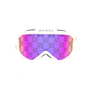 GUCCI EYEWEAR Monogram Ski Goggles White - Unisex - White