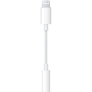 Apple Lightning to 3.5mm Adapter for All iPhone, iPad and iPod with Lightning connection - White