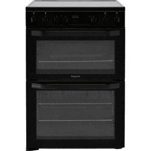 Hotpoint HDM67V9CMB/UK 60cm Electric Cooker with Ceramic Hob - Black - A/A Rated
