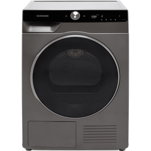 Samsung Series 9 OptimalDry™ DV90T8240SX Wifi Connected 9Kg Heat Pump Tumble Dryer - Graphite - A+++ Rated