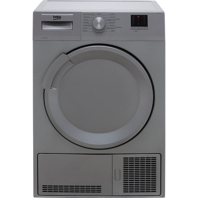 Beko DTLCE70051S 7Kg Condenser Tumble Dryer - Silver - B Rated