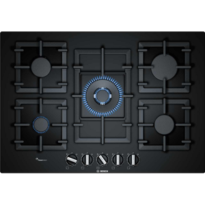 Bosch Series 6 PPQ7A6B90 75cm Gas Hob - Black