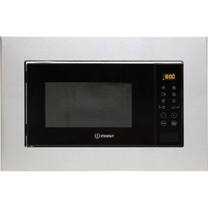 Indesit MWI120GXUK Built In 39cm Tall Compact Microwave - Stainless Steel