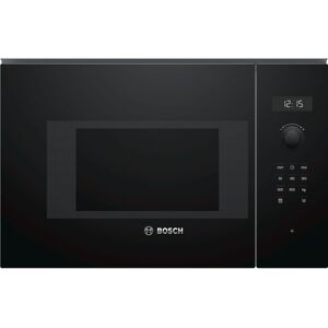 Bosch Series 6 BFL524MB0B Built In 38cm Tall Compact Microwave - Black