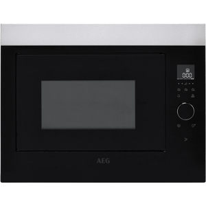 AEG MBE2658SEM Built In 46cm Tall Microwave - Stainless Steel