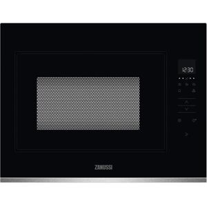 Zanussi ZMBN4SX Built In 46cm Tall Microwave - Black / Stainless Steel