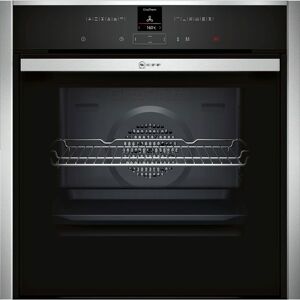 NEFF N70 Slide&Hide® B57CR22N0B Built In Electric Single Oven with Pyrolytic Cleaning - Stainless Steel - A+ Rated