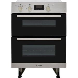 Indesit Aria IDU6340IX Built Under Electric Double Oven With Feet - Stainless Steel - B/A Rated