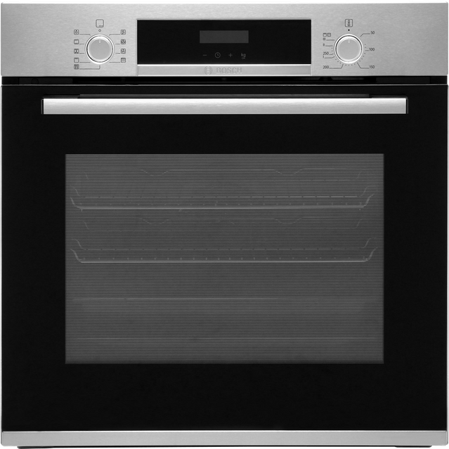 Bosch Series 4 HBS573BS0B Built In Electric Single Oven with Pyrolytic Cleaning - Stainless Steel - A Rated