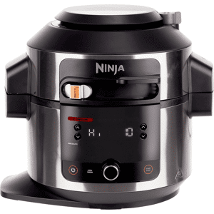 Ninja Foodi 11-in-1 SmartLid OL550UK 6 Litre Multi Cooker With Air Fryer Function - Stainless Steel / Black