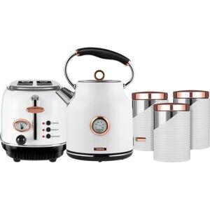 Tower AOBUNDLE008 Kettle And Toaster Set - White / Rose Gold