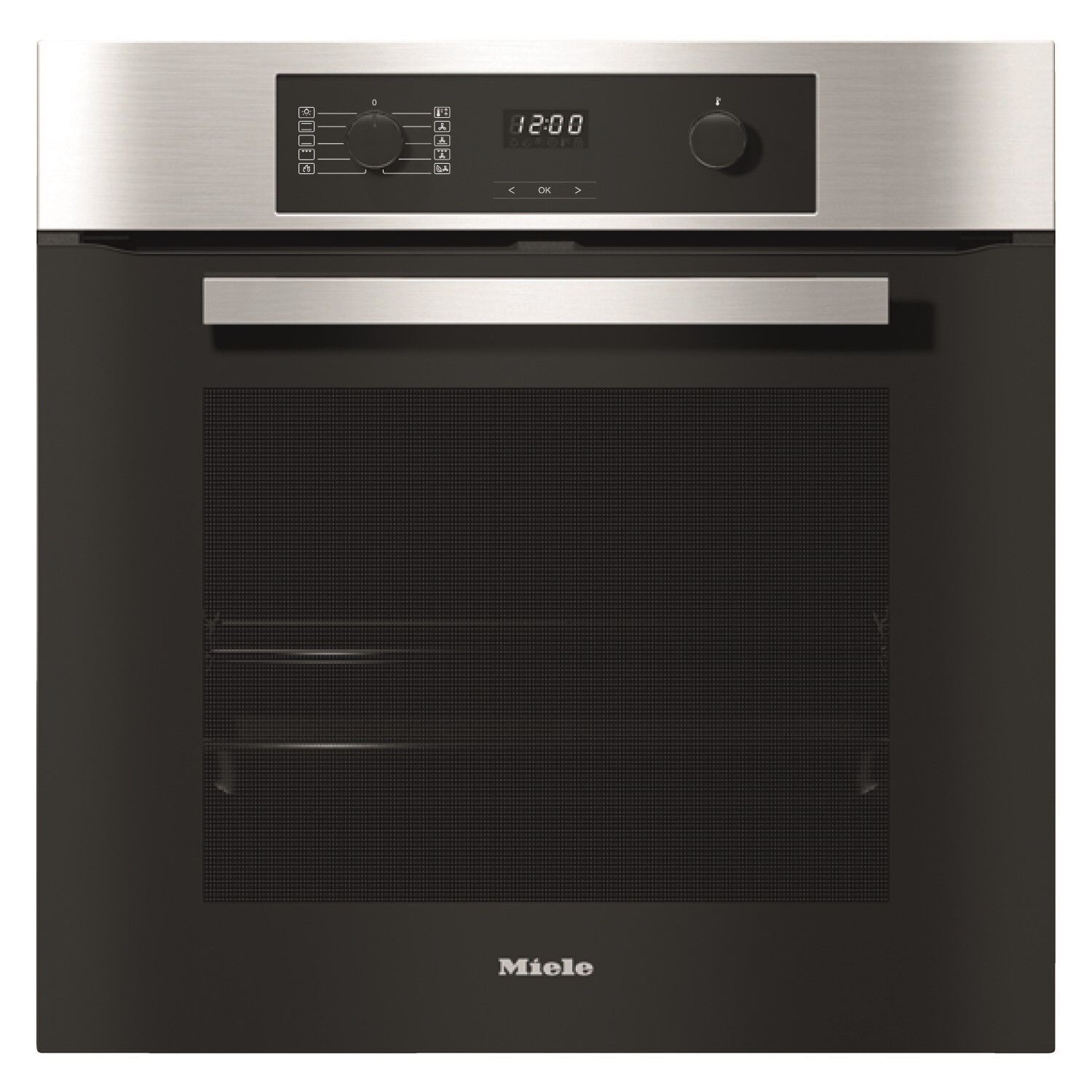 Miele Single Oven with Pyrolytic Cleaning - Clean Steel