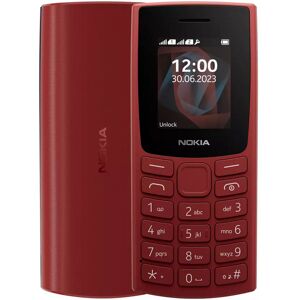 Nokia 105 2023 2G Dual SIM Mobile Phone - Red Terracotta