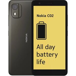 Nokia C02 Charcoal 5.45 32GB 4G Unlocked & SIM Free Smartphone