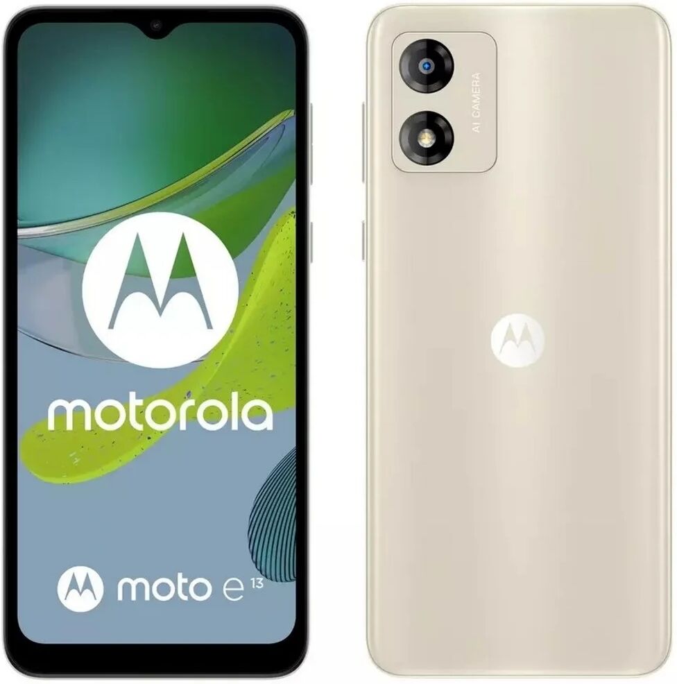 Motorola Moto E13 64GB 4G SIM Free Smartphone - Creamy White