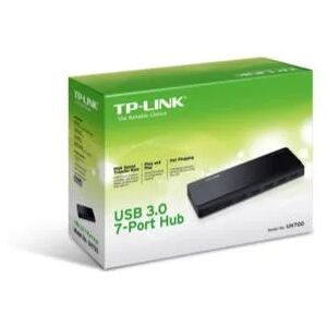 TP-LINK USB 3.0 7-Port Hub with UK power adaptor and 1m USB 3.0 cable