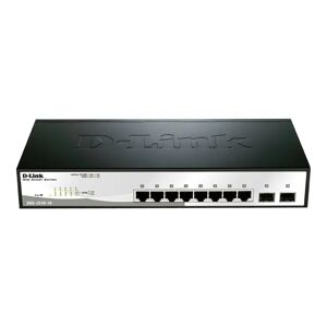 D-Link DGS-1210 10-Port  8 x 10/100/1000 + 2 x SFP L2 Rack Mountable Managed Network Switch