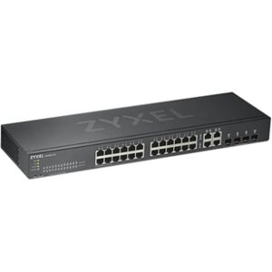 Zyxel GS1920-24v2 NebulaFlex 24-Port Smart Managed Rackmount Gigabit Switch