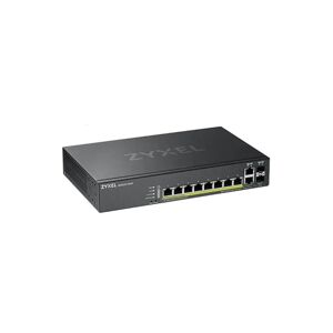 Zyxel GS2220-10HP - Switch - Managed - 8 x 10/100/1000 PoE+ + 2 x combo Gigabit SFP - rack-mountable