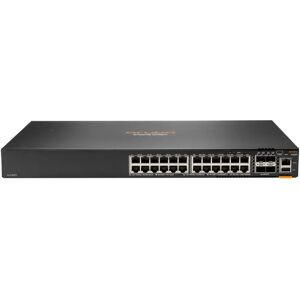 HP Enterprise Aruba 6200F 28-port 24 x 10/100/1000 + 4 x 1/10 Gigabit SFP+ L3 Rack Mountable Managed Network Switch