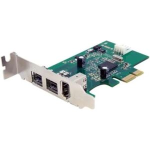 StarTech.com 3 Port 2b 1a Low Profile 1394 PCI Express FireWire Card Adapter