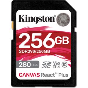 Kingston Canvas React Plus 256GB SDXC Memory Card