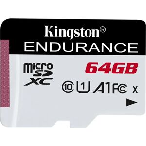 Kingston High Endurance 64GB Flash Memory Card + microSDXC UHS-I