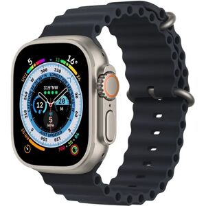 Apple Watch Ultra GPS + Cellular 49mm Titanium Case with Midnight Ocean Band