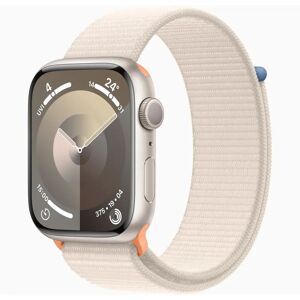 Apple Watch Series 9 GPS 45mm Starlight Aluminium Case with Starlight Sport Loop