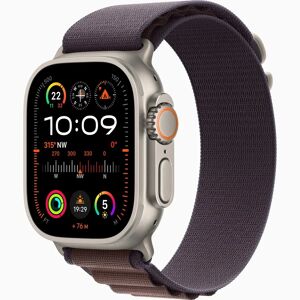 Apple Watch Ultra 2 GPS + Cellular 49mm Titanium Case with Indigo Alpine Loop - Medium