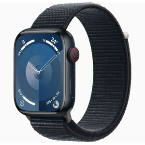 Apple Watch Series 9 GPS + Cellular 45mm Midnight Aluminium Case with Midnight Sport Loop