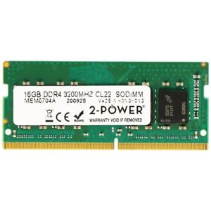 2-POWER 16GB 1x16GB SO-DIMM 3200MHz DDR4 Laptop Memory