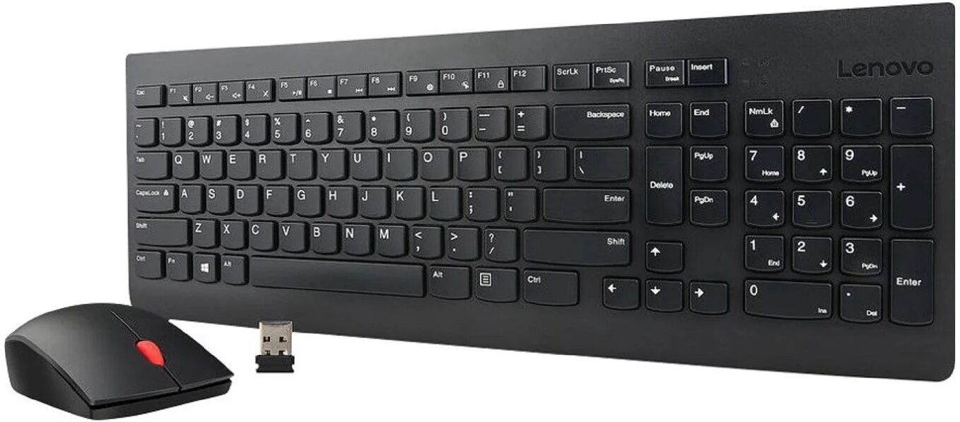 Lenovo Essential Wireless Keyboard and Mouse Combo Black