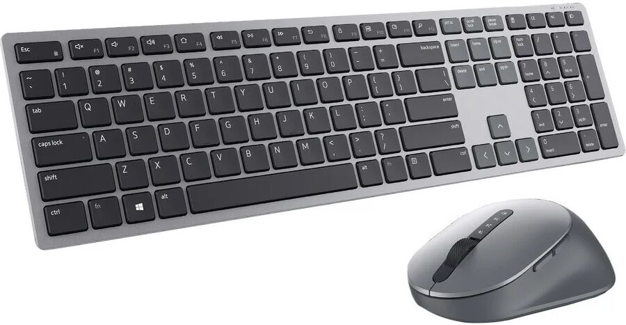 Dell Premier Multi-Device Wireless Keyboard and Mouse Combo Grey