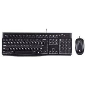 Logitech MK120 Wired Keyboard and Mouse Combo Black