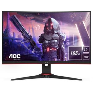 AOC Curved Gaming Monitor 23.6 Inch Full HD 165Hz 1ms C24G2AE/BK