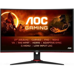 AOC C27G2E 27 Full HD 165Hz Curved Gaming Monitor