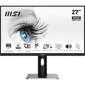 MSI PRO MP273QP 27 WQHD IPS Freesync Adjustable Monitor